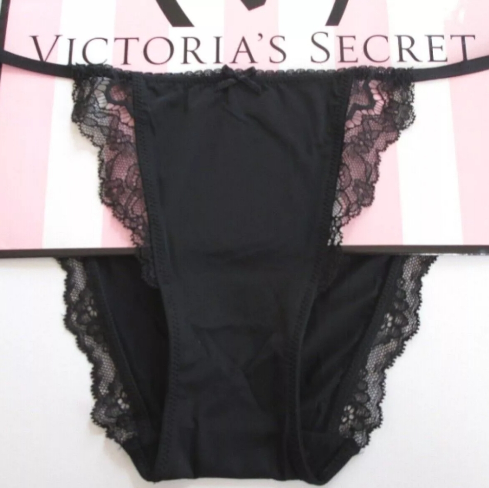 VICTORIA'S SECRET DREAM ANGELS Mini String Bikini Panty S M L XL Black VS
